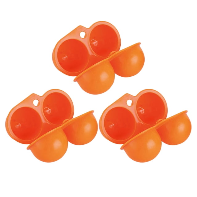 EeaseMX 3 cajas de huevos portátiles para picnic al aire libre, práctico contenedor para guardar huevos, color aleatorio
