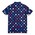 thumbnail image 4 of Men's USA 250th Anniversary American Flag Palm Tree Polo Shirt Patriotic Casual Short Sleeve America 250 Merchandise, 4 of 6