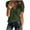 #5-Army Green, variant on Patlollav Womens Tops Ladies Solid V-Neck Comfortable T-Shirt Short Sleeve Blouse Casual Tops