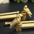 thumbnail image 5 of 1-1/8 Inch Diameter Gold Curtain Rod with Bird Design Finials, 72-144'', 5 of 8