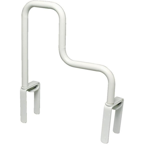 15" x 17" Multi-Grip Tub Safety Bar - Glacier White