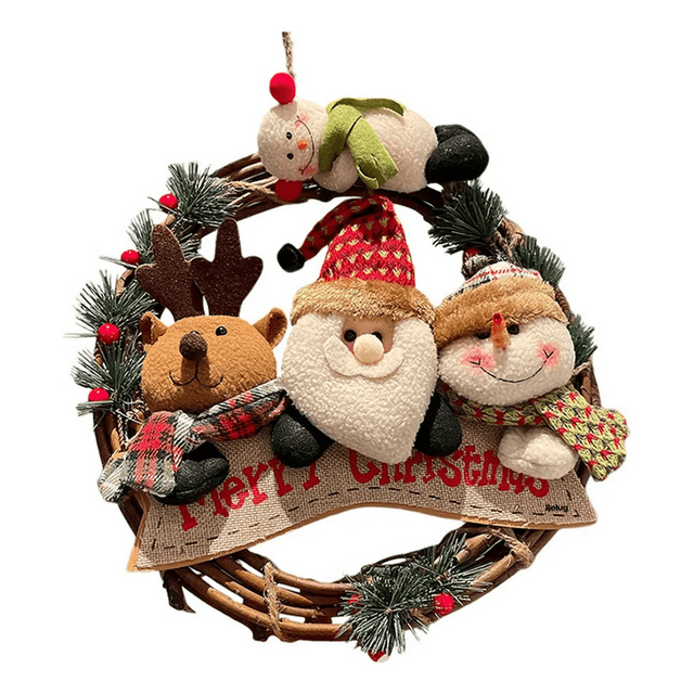 "Coronas Navideñas Belug Adorno La Puerta Navidad Decorativo 30 Cm Fix "