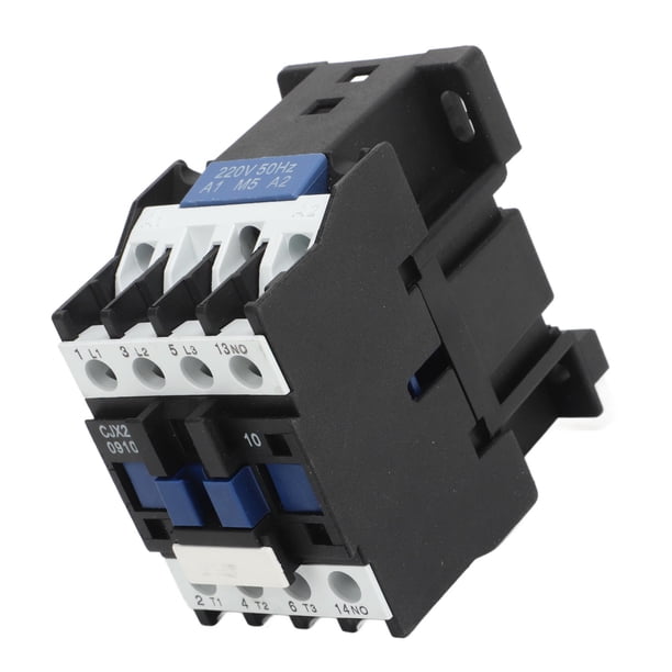 Contactor De CA Eléctrico Industrial, Contactor De Energía Eléctrica Contacto De aleación De Plata CJX2 0910 Para Conexión De Larga Distancia