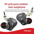 thumbnail image 1 of Twowood auricular TRN BA5 MOVING HIVI HIFI BASS CABLE A LA AUITA A LOS AURÍFICOS DEPORTADORES DETANTEBLE, 1 of 7