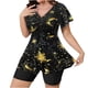 thumbnail image 2 of Traje de baño de dos piezas con estampado de tankini para mujer, de manga corta y corte conservador, con cordón ajustable. Traje de baño de dos piezas para mujer. Trajes de baño tankini para mujer. Tr, 2 of 9