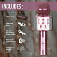thumbnail image 6 of Nevlers Purple Bluetooth Speaker and Wireless Microphone | Great for Birthday Parties, Gifts and Karaoke, 6 of 8