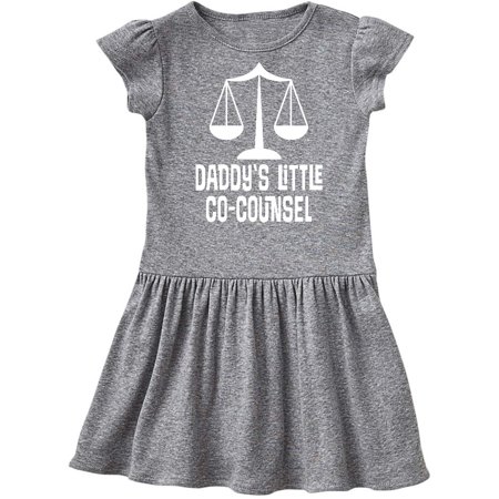 

Inktastic Lawyer Daddys Little Co Counsel Gift Toddler Girl Dress