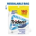 thumbnail image 3 of Trident White Peppermint Sugar Free Gum, Value Pack, 180 Regular Size Pieces pack of 1, 3 of 5