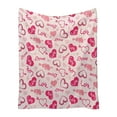 thumbnail image 2 of Valentine's Day Gift Red Heart Blanket, Cozy Valentine Throw Blankets Couch Blankets, Red Pink Hearts Blankets and Flannel Blankets, Soft Warm Valentine's Day Bed Blankets, Lightweight, 2 of 7