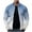 Blue, variant on IYTR Men's Gradient Jacket Long Sleeve Zipper Baseball Jacket Lightweight Sport Outwear Fashion Streetwear Blouse Coat Blue L
