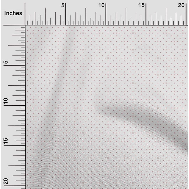oneOone Tissu Popeline de Coton Rouge Pastel Forme Carrée & Floral Matériel de Robe Artistique Tissu Imprimé Tissu au Mètre 56 Pouces de Large