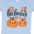 thumbnail image 4 of Inktastic Big Brother Pumpkins with Fall Leaves Boys Baby Bodysuit, 4 of 5