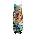 thumbnail image 3 of Robe Grande Taille pour Femmes Sans Manches Bohème Ample Longue Maxi Robes Été Décontractée Robe de Plage, 3 of 4