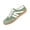 Green, variant on Women's Retro Striped Lace-Up Sport Sandals Slip-On Suede Leather Womens Casual Shoes Comfortable Walking Shoes Slip On Shoes Women Rubber-Soled Casual Walking Mules Fashionable Lightweight Green 36