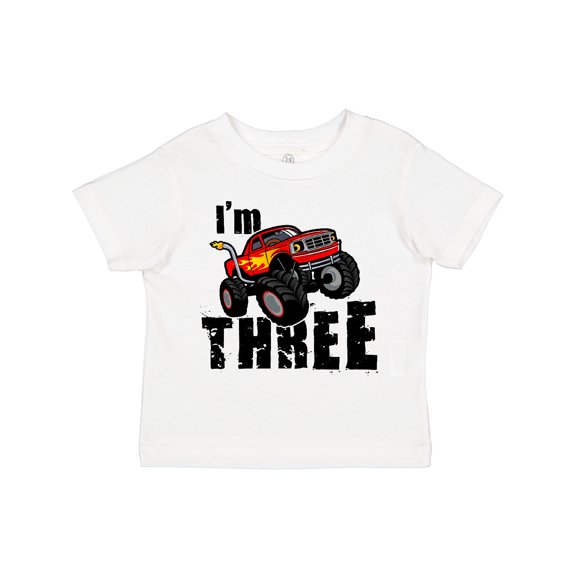 Inktastic Monster Truck 3rd Birthday Boys or Girls Toddler T-Shirt