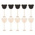 thumbnail image 3 of Easy To Carry Chalkboard Label Notes, Chalkboard Picks, 10Pcs Food Signs Place Cards For Desktop Numbers Wedding Table Numbers Party Favors, 3 of 8