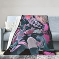 thumbnail image 2 of My Hero Academia Himiko Toga Bed Blanket Air Conditioner Quilt Ultra Soft Flannel Blanket All Season Fuzzy Blanket Reversible Fluffy Plush Blanket 80"X60", 2 of 8
