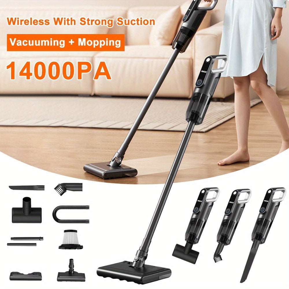3-In-1 Household Brushless Motor Vacuum Cleaner, Double The Life, Ergonomically Designed, One-Button Start, LED Digital Display, Powerful Performance, Suitable for Both Home And Commercial Areas