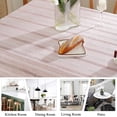 thumbnail image 3 of tablecloths Rectangular Rectangle Tablecloth Burlap Farmhouse Dining Table Cover Rustic Table Cloths Party Tablecloth Christmas Table Cloth (Rectangle/Oblong锛 x - Seats), 3 of 8