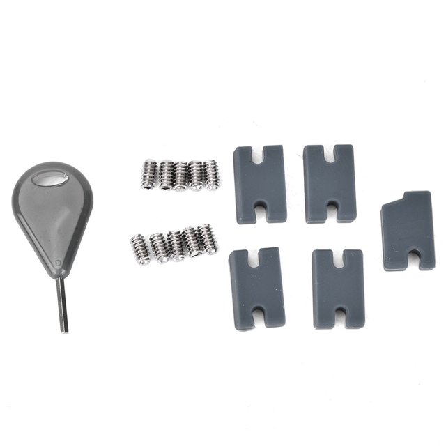 Kit de compatibilidad de aletas de lengüeta universal para tablas de surf: pieza de relleno con tornillos prisioneros