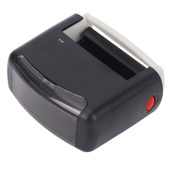 Customizable Stamp, Pre Loaded Red Ink Bright Color Self Inking Stamp for School