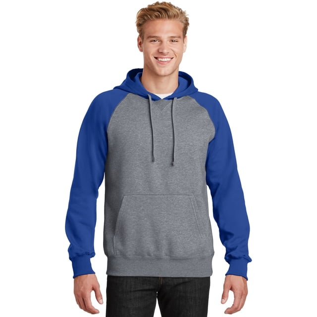 Sport-Tek® Raglan Colorblock Pullover Sudadera con capucha. ST267 deporte-tek ST267