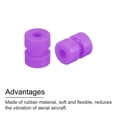 thumbnail image 4 of Uxcell 12Pack RC Anti Vibration Rubber Balls for F4 Flight Controller M2x5.6mm Purple, 4 of 6
