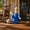 389#Blue, variant on Football Themed Porch Goose Costume Outfit Set, Wrinkle Resistant Outdoor Statue Apparel, Foldable Reusable Decor For Lawn Goose Sports Party Halloween Yard Decoration
