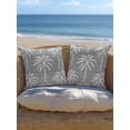 thumbnail image 5 of Outdoor Pillows Waterproof, Grey Palm Tree Throw Pillows with Inserts Included, Summer Botanical Tropical Tree Indoor Outdoor Decorative Lumbar Pillow for Bed/Couch/Patio 18"x18", 1Pcs, 5 of 8