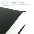 thumbnail image 3 of Ntbay Microfiber Pillowcase set - 4 Pack - Envelope Closure Pillow Cases - Queen - Dark Gray, 3 of 5