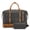 Black, variant on Weekender Bag for Men Canvas Duffle Large Weekend Overnight Travel Carry On Tote Bag with Shoe Compartment Black
