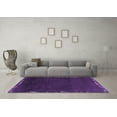 thumbnail image 3 of Ahgly Company Indoor Rectangle Abstract Purple Modern Area Rugs, 7' x 10', 3 of 4