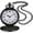 Black, variant on Minzimin Smooth Vintage Pocket Watch with Chain, Arabic Numerals Scale Mens Father‘s Day