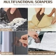 thumbnail image 4 of ORUYROP Pan Scraper Plastic, 3pcs Durable Dish Scraper Tool, Pot Scraper, Pot Scrubbers for kitchen Cleaning, Multifunctional Pan Scraper Tool and Cast Iron Scraper for Home-Brown, 4 of 7
