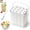 White, variant on Silicone Ice Stick Tray With Storage Caddy, 6/12 Pcs Reusable Narrow Ice Cube Tray With Lid, Easy Release Silicone Mold for Water Bottles, Infused Water & Frozen Treats.