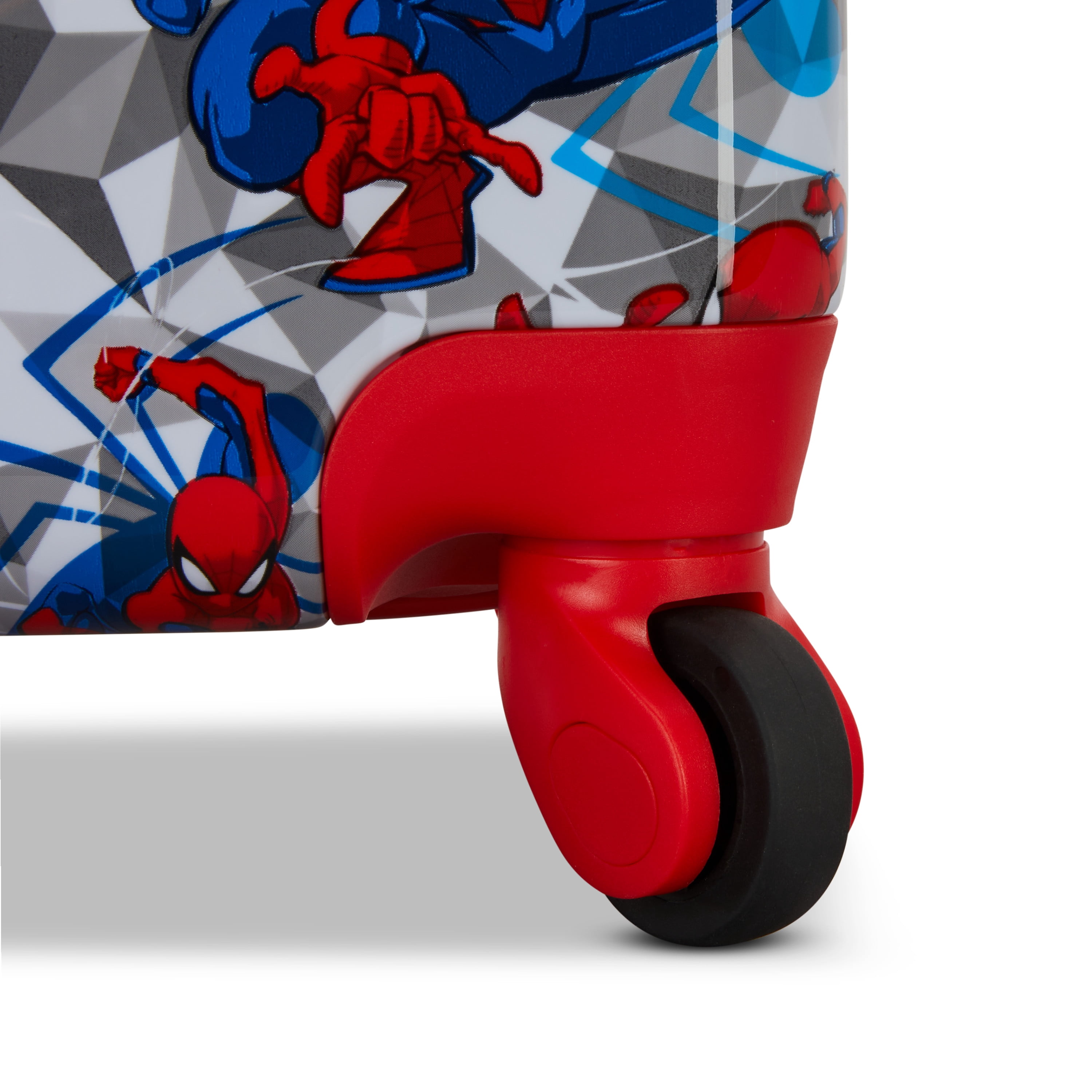 Marvel x American Tourister Kids Carry On Suitcase with Spinner Wheels - Spiderman