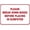 Warning Sign 3, variant on Warning Please Break Down Boxes Before Placing in Dumpster Sign - 8"x12" Aluminum Metal Tin Sign, Business Safety Marker