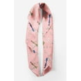 thumbnail image 2 of Bimba Pink Floral & Paradise Whydah Bird Pure Silk Printed Scarf Dupatta Head Neck Wrap Bandanas For Women 40 x 40 Inches, 2 of 6