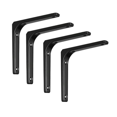 

4pcs Heavy Duty Shelf Bracket L Shaped DIY Steel Furniture Wall Mount Home Decor