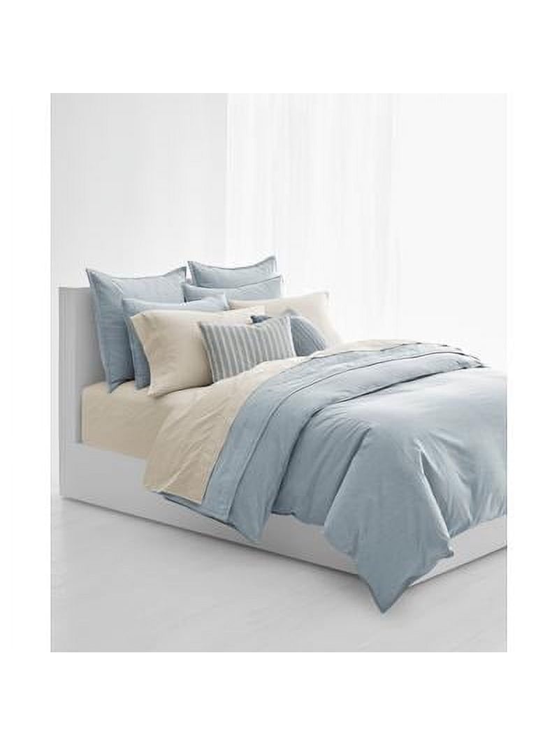 Ralph Lauren Full/Queen Cotton Chambray Graydon Melange Duvet