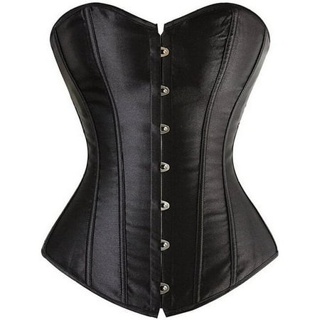 

QWZNDZGR Corsets for Women Plus Size Black Corset Sexy Bustier Corset Top Lingerie