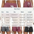 thumbnail image 3 of Chbgutlmr Women Pajama Shorts Comfy Lounge Bottom High Rise Drawstring Sleepwear Shorts Casual Comfy Summer Shorts, 3 of 6