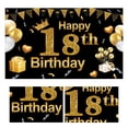 thumbnail image 1 of Injueey Telón de fondo Banner decoración de fiesta de cumpleaños poliéster Streamer fotografía Prop Kits de decoración para fiestas, 1 of 6