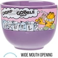 thumbnail image 3 of Silver Buffalo Garfield Eating Takeout Ceramic Ramen Noodle Rice Bowl with Chopsticks, 20 Ounces, 3 of 9