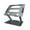 Grey, variant on Whaledi Height Adjustable Laptop Stand Ergonomic Stable Laptop Riser Heat Dissipation