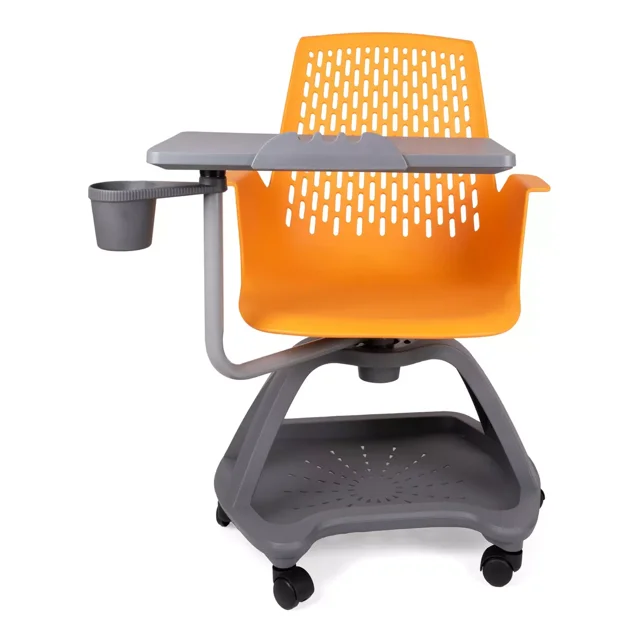 Pupitre Escolar con Base Y Paleta Giratoria 360° , Incluye Portavasos y Soporte para Tablet o Lapíz