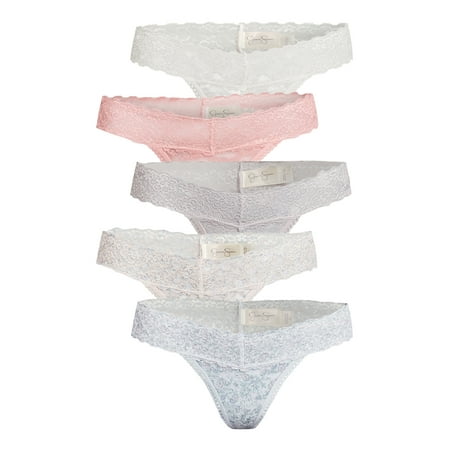

Jessica Simpson Women’s Lace Thong Panties 5-Pack