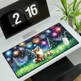 thumbnail image 3 of Happy New Year Chihuahua Family Cheer Winter Midnight Firework Desk Mat Full Keyboard Mouse Pad Dog Lover Gifts Idea Large Mousepad - 02025, 3 of 5