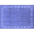 thumbnail image 1 of Ahgly Company Indoor Rectangle Oriental Blue Traditional Area Rugs, 2' x 4', 1 of 4
