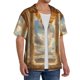 thumbnail image 2 of Fotbe Golden Drapes Pillars Clouds Camisa Estampada de Manga Corta para Hombre, Casual de Verano, Estilo Playero, Sin Arrugas-4X-Large, 2 of 5